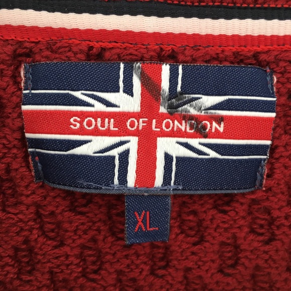 Soul of London Men’s Sweater - Picture 5 of 5